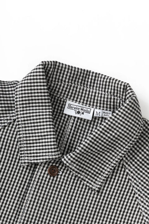 Service Works: House Gingham Jacket - Black