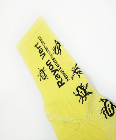 Rayon Vert: Kakerlaken Socks - Corn Yellow