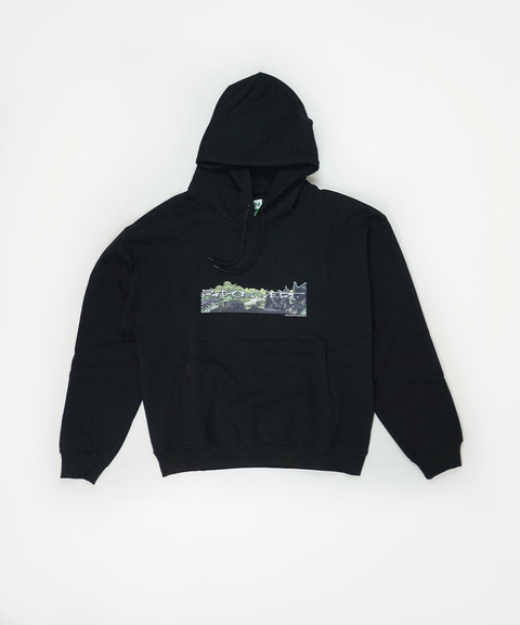 Rayon Vert: Mesozoic Hoodie - Golgotha Black