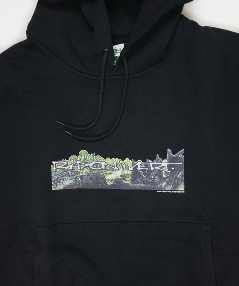 Rayon Vert: Mesozoic Hoodie - Golgotha Black