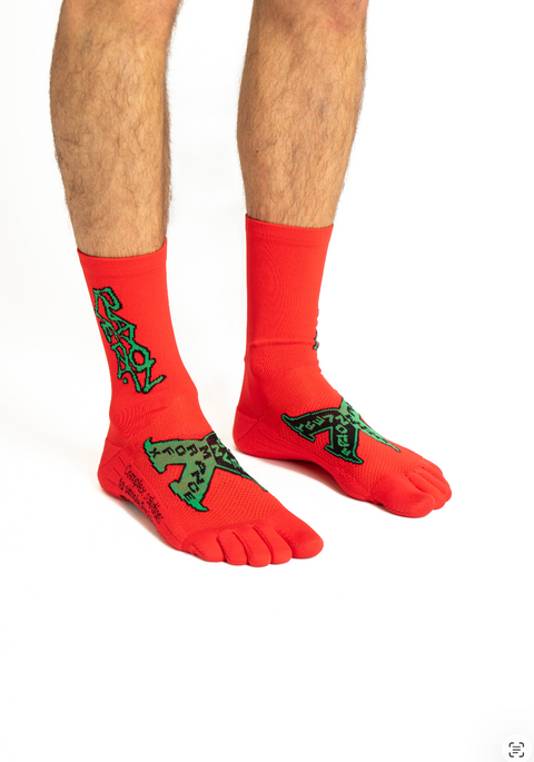 Rayon Vert: Rot Socks - Blood Red