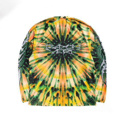 Rayon Vert: Scarful Xformance LS Tee - Grateful Dye