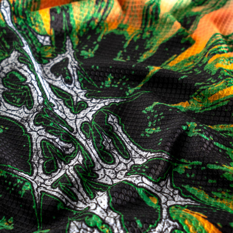 Rayon Vert: Scarful Xformance LS Tee - Grateful Dye