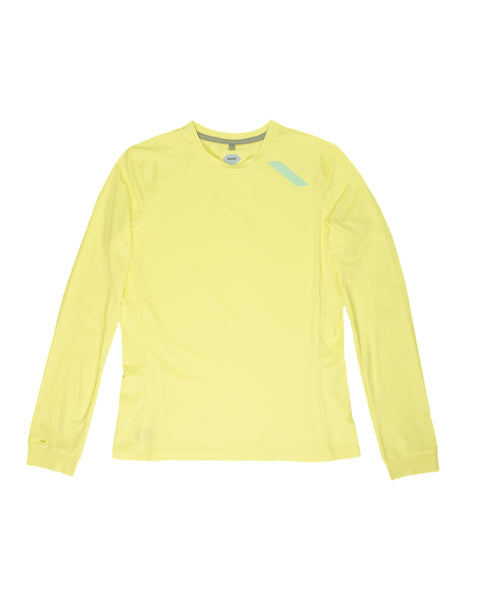 Soar Running: Women's LS Eco Tech Tee - Yellow
