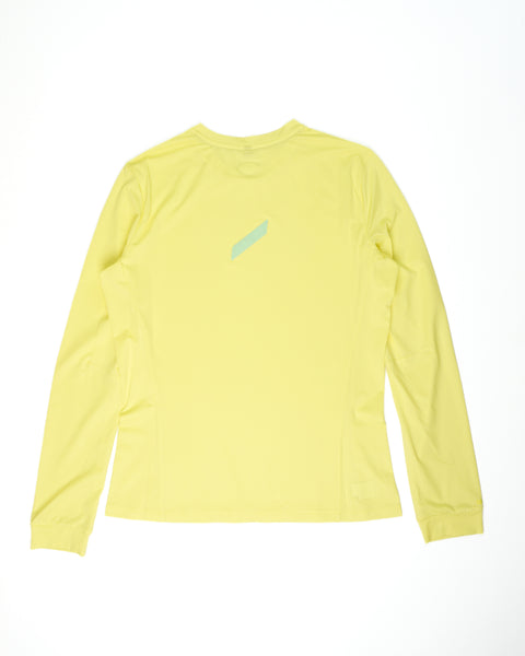 Soar Running: Women's LS Eco Tech Tee - Yellow