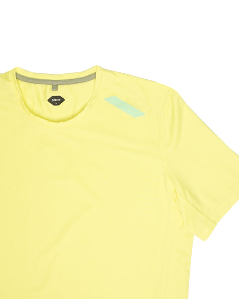 Soar Running: Women's Eco Tech Tee - Yellow