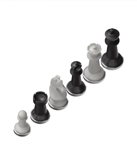 Nymzo: Stanton Series 01 Chess Pieces - Off White/Black
