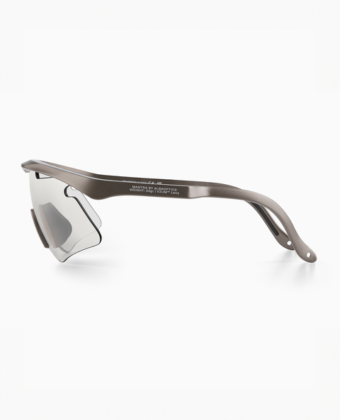 Alba Optics: Mantra Gun Metal Photochromic Lens Rocket - HEATWAVE - Alba Optics Mantra, Handmade Sunglasses from Italy, Lightweight