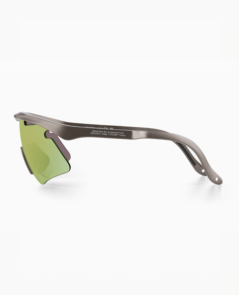 Alba Optics: Mantra Gun Metal VZUM King - HEATWAVE - Alba Optics Mantra, Handmade Sunglasses from Italy, Lightweight