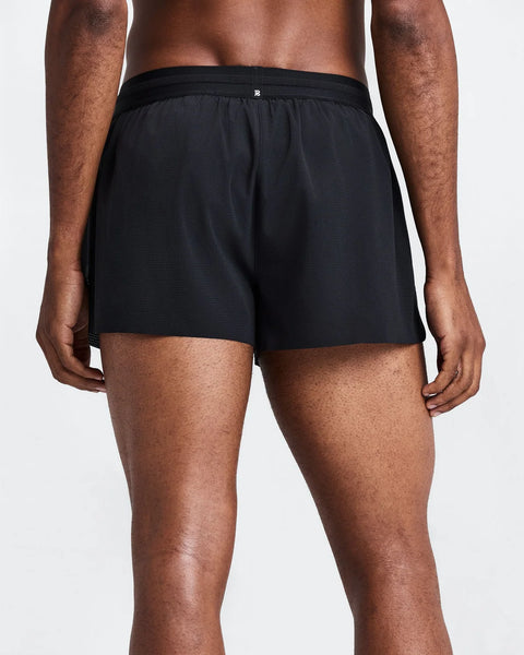 Bandit Running: Men's RipSpeed 3" Split Shorts - Black
