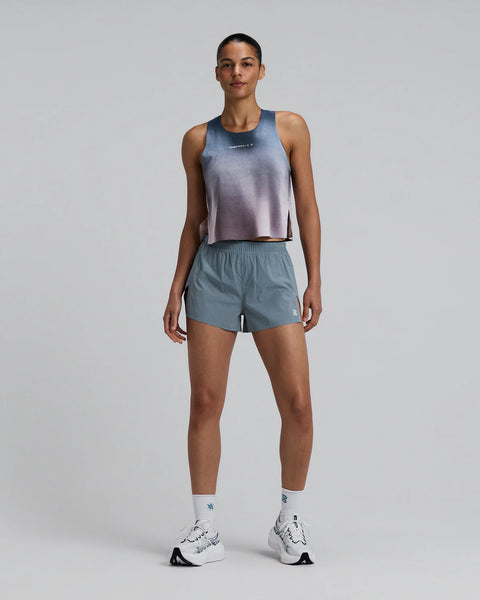 Bandit Running: Women's Vento Next Gen 3" Split Short - Tranquil Blue