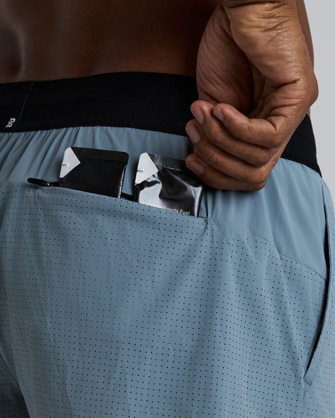 Bandit Running: Men's Vento Next Gen 5" Run Short - Tranquil Blue
