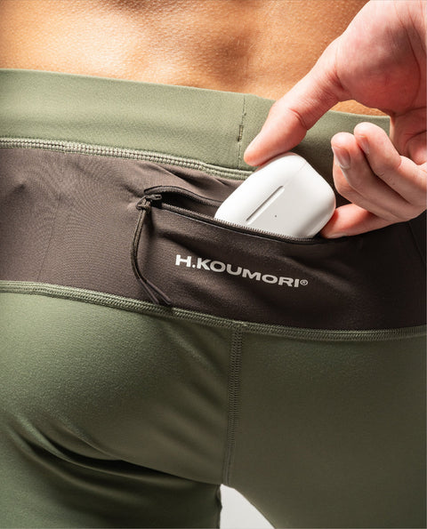 Hermanos Koumori: Men's Training Tight - Beetle / After Dark
