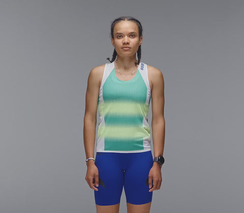 SOAR Running: Women's Race Vest - Green/Yellow