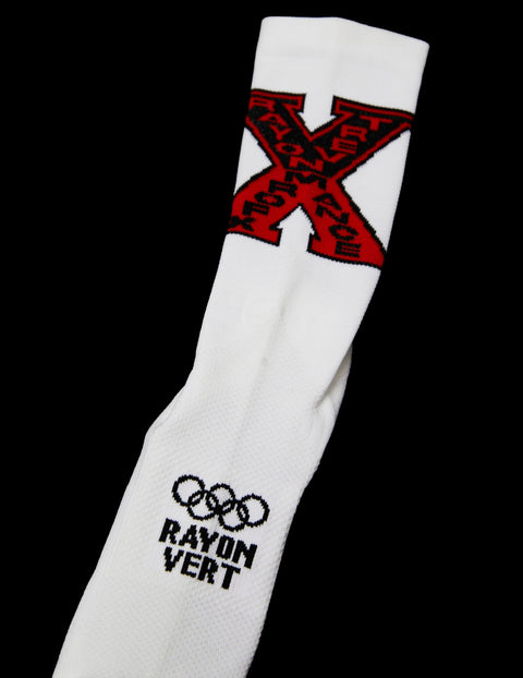 Rayon Vert: Xformance Socks - Ghost White - HEATWAVE - Rayon Vert: Xformance Socks - Ghost White