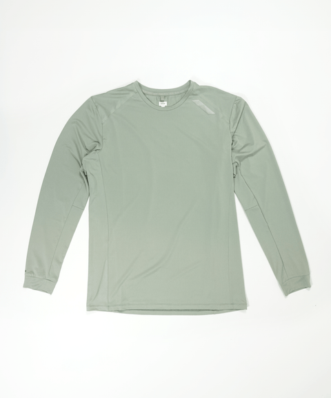 SOAR Running: Men's Long Sleeve Tech Tee - Shadow - HEATWAVE - SOAR Running: Men's Long Sleeve Tech Tee - Shadow