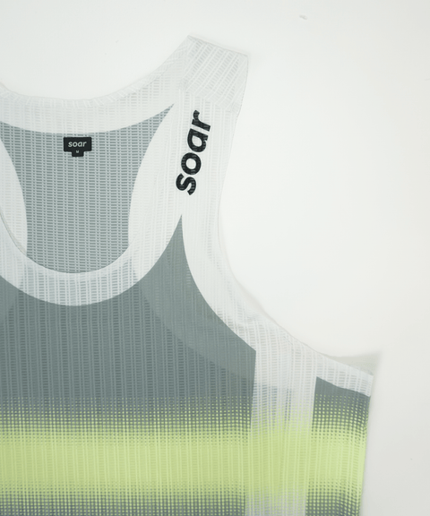 SOAR Running: Men's Race Vest - Silver/Fluro - HEATWAVE - SOAR Running: Men's Race Vest - Silver/Fluro - HEATWAVE - SOAR Running: Men's Race Vest - Silver/Fluro