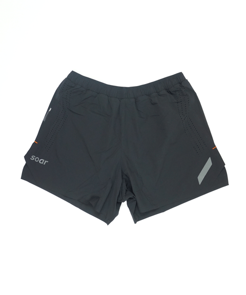 SOAR Running: Men's Run Shorts - Black - HEATWAVE - SOAR Running: Men's Run Shorts - Black