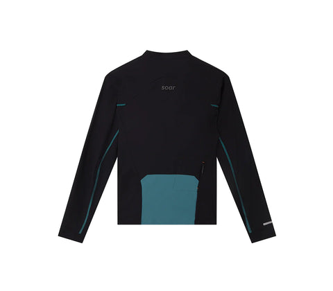 SOAR Running: Men's Tempo Top - Black - HEATWAVE - SOAR Running: Men's Tempo Top - Black