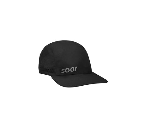 SOAR Running: Run Cap - Black - HEATWAVE - SOAR Running: Run Cap - Black