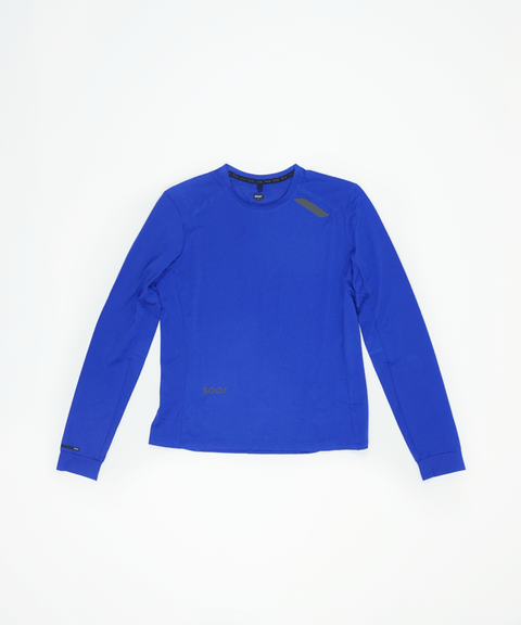 SOAR Running: Women's LS Tech Tee - Blue - HEATWAVE - SOAR Running: Women's LS Tech Tee - Blue