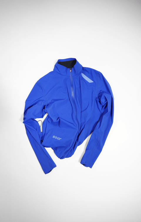 SOAR Running: Women's Ultra Jacket - Blue - HEATWAVE - SOAR Running: Women's Ultra Jacket - Blue