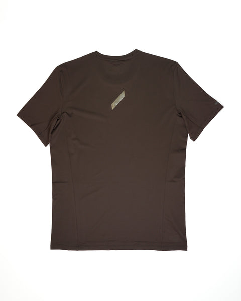 Soar Running: Men's Eco Tech Tee - Dark Brown