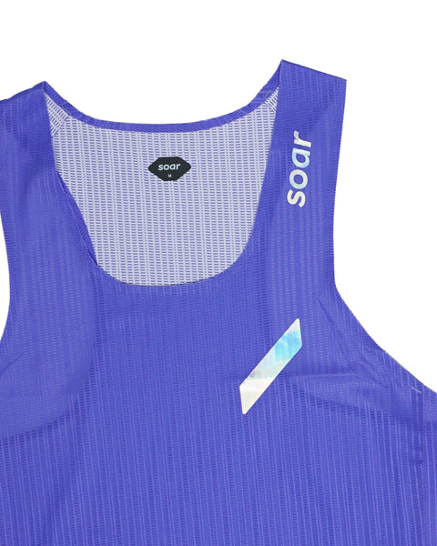 SOAR Running: Men's Race Vest 2.0 - Fluro Purple
