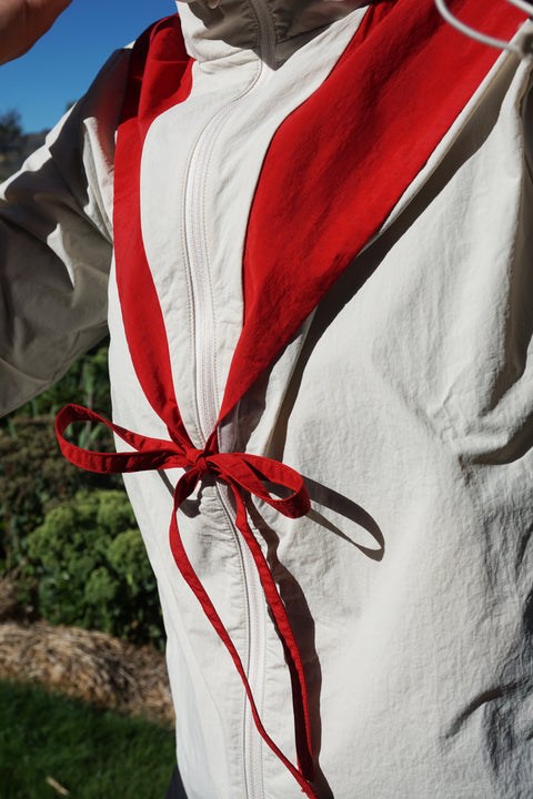 Hikerkind: Packable Windbreaker 01 - Dolomite/Rowan