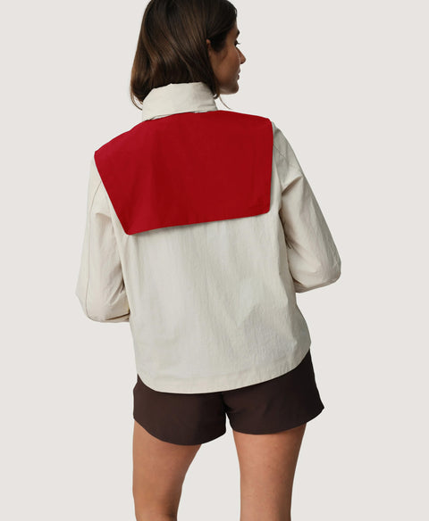 Hikerkind: Packable Windbreaker 01 - Dolomite/Rowan